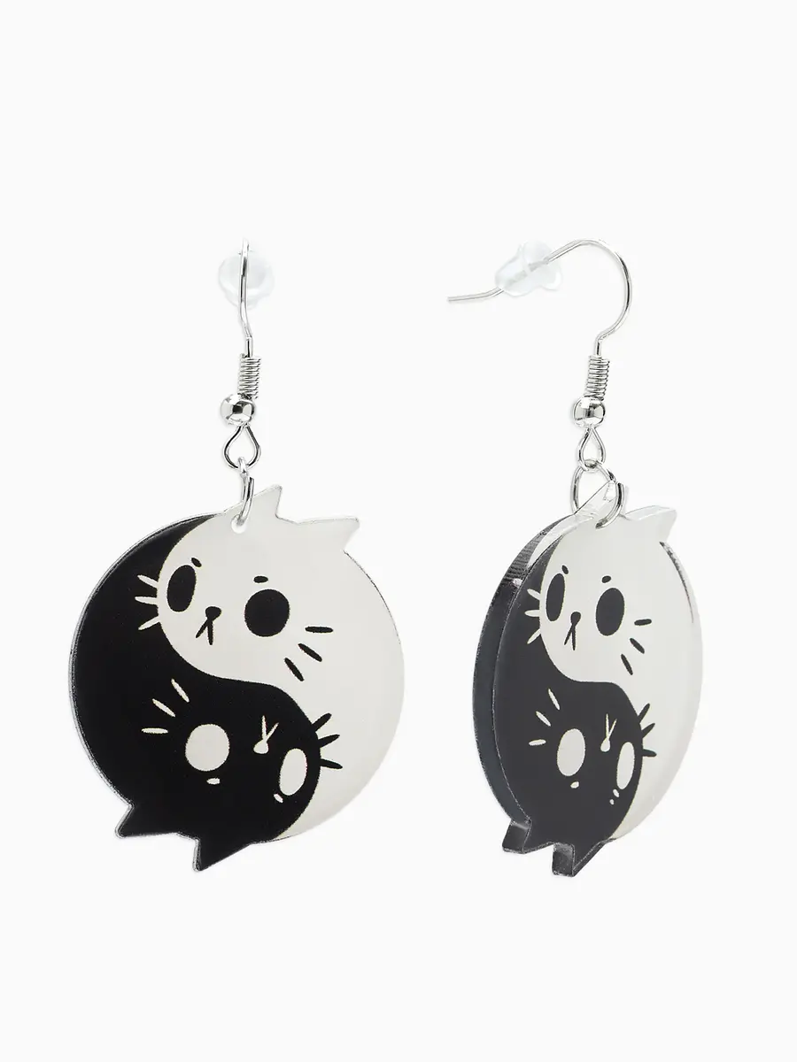 Серьги акриловые